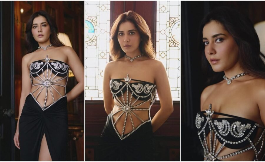 Raashi Khanna In Black Dress photoshoot