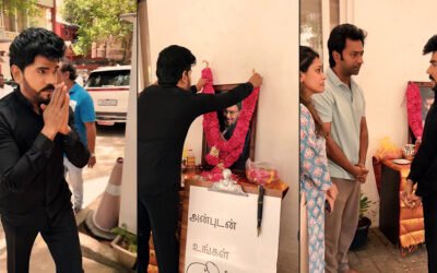 Legend Saravanan pays tribute to k bhagyaraj