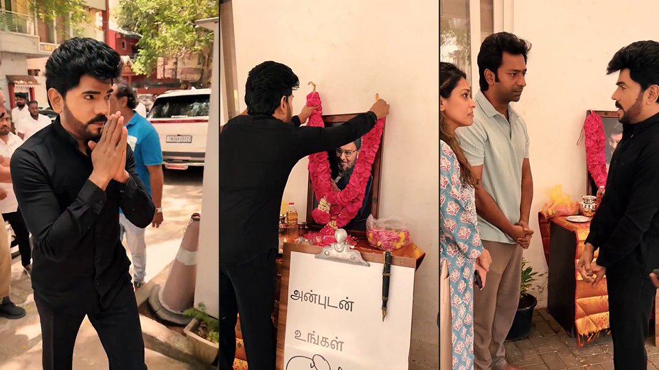 Legend Saravanan pays tribute to k bhagyaraj