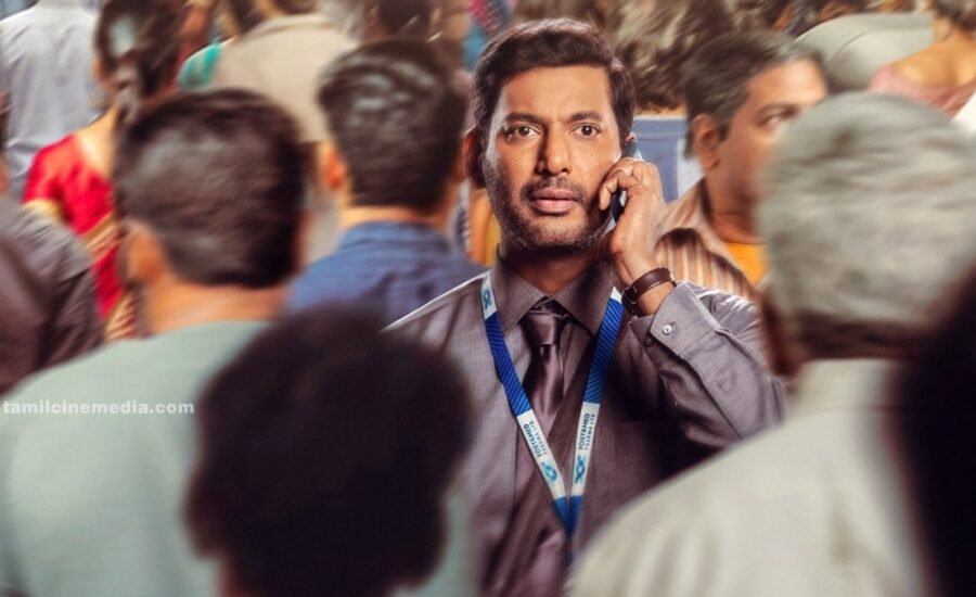 Magudam release update poster featuring Vishal