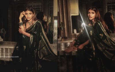 Sreeleela saree photoshoot