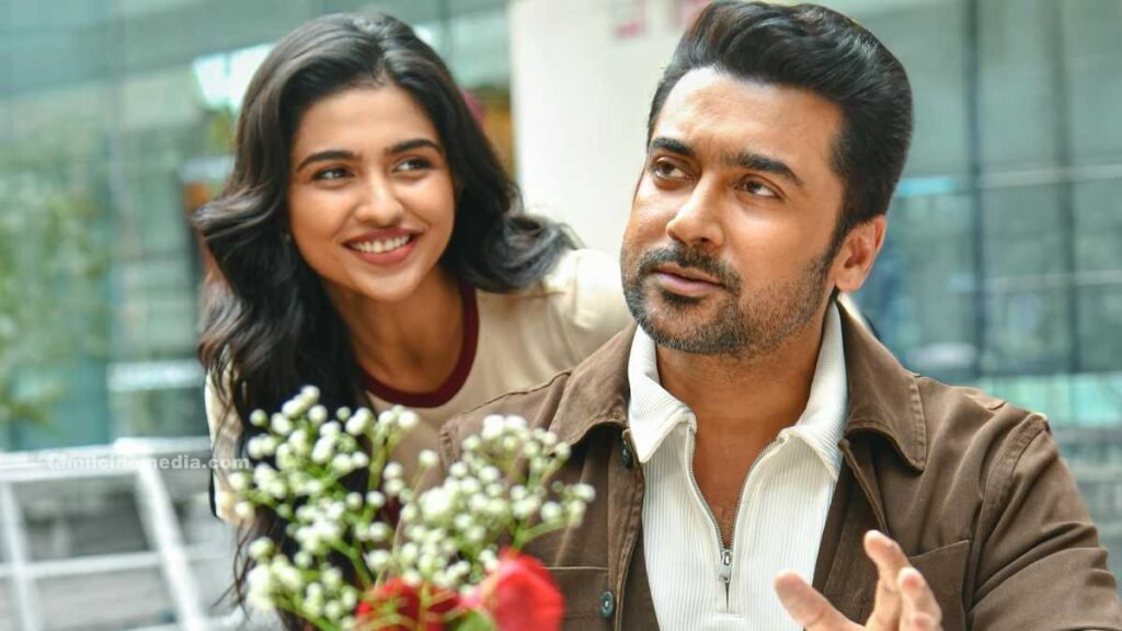 Mamitha Baiju with Suriya in Vishwanath and Sons