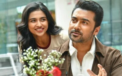 Mamitha Baiju with Suriya in Vishwanath and Sons