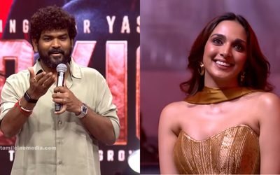 Vignesh Shivan at the Toxic pre-release event
