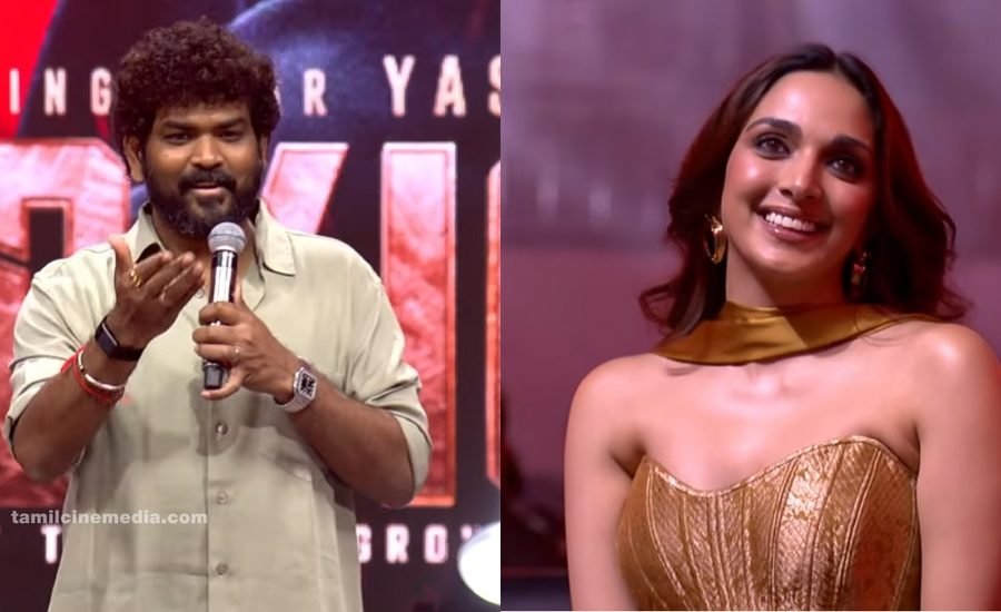 Vignesh Shivan at the Toxic pre-release event