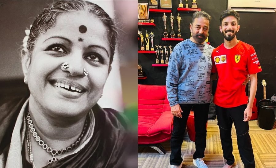 Kamal Haasan praising Anirudh at MS Subbulakshmi biopic launch