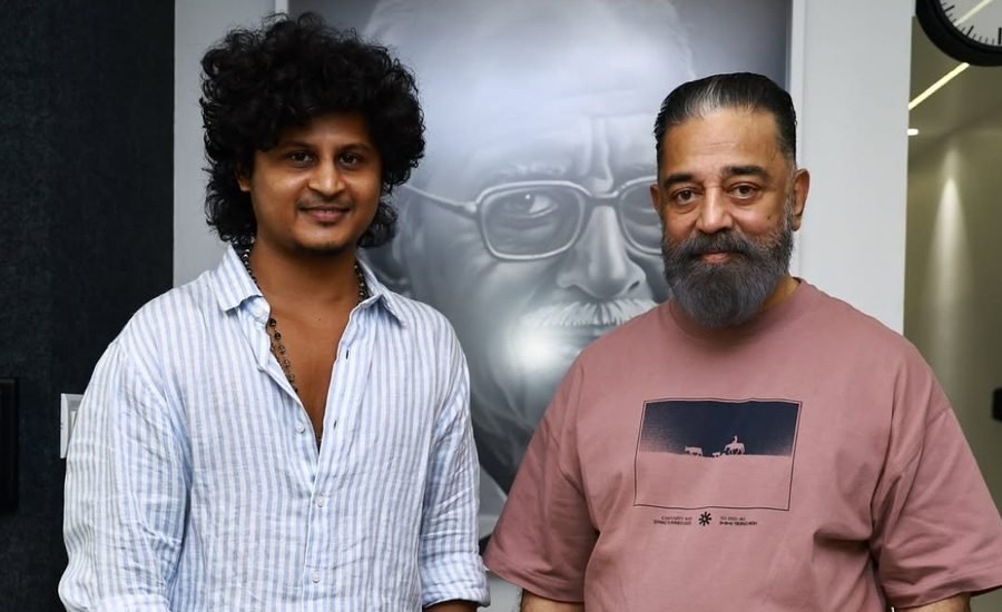 Kamal Haasan with Modha Rathri director Raja Karuppasamy