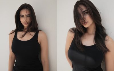 Meenakshi Chaudhary latest photo in a black outfit