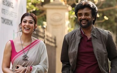Dharman Rajinikanth and Nayanthara together in Darbar Movie